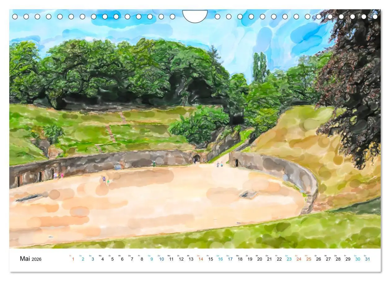 Bild: 9783457728642 | Trier - Illustrationen in Aquarell (Wandkalender 2026 DIN A4 quer),...