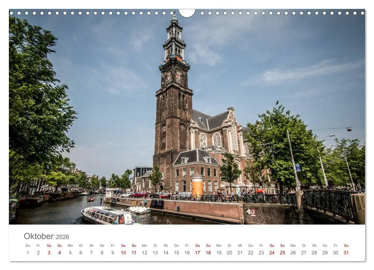 Bild: 9783457898642 | Amsterdam - Wasserstraßen und Grachten (Wandkalender 2026 DIN A3...