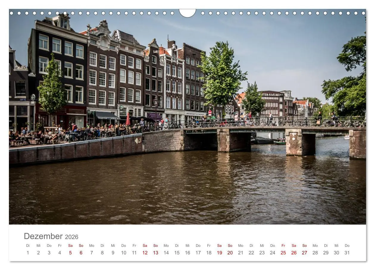 Bild: 9783457898642 | Amsterdam - Wasserstraßen und Grachten (Wandkalender 2026 DIN A3...