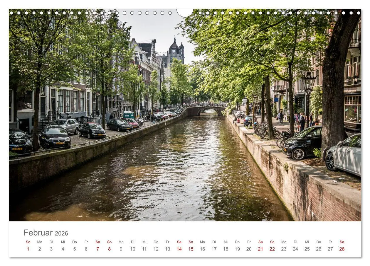 Bild: 9783457898642 | Amsterdam - Wasserstraßen und Grachten (Wandkalender 2026 DIN A3...
