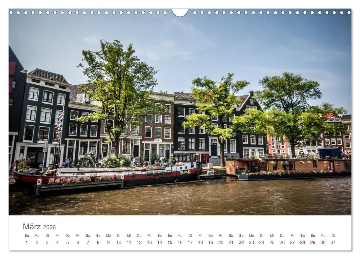 Bild: 9783457898642 | Amsterdam - Wasserstraßen und Grachten (Wandkalender 2026 DIN A3...