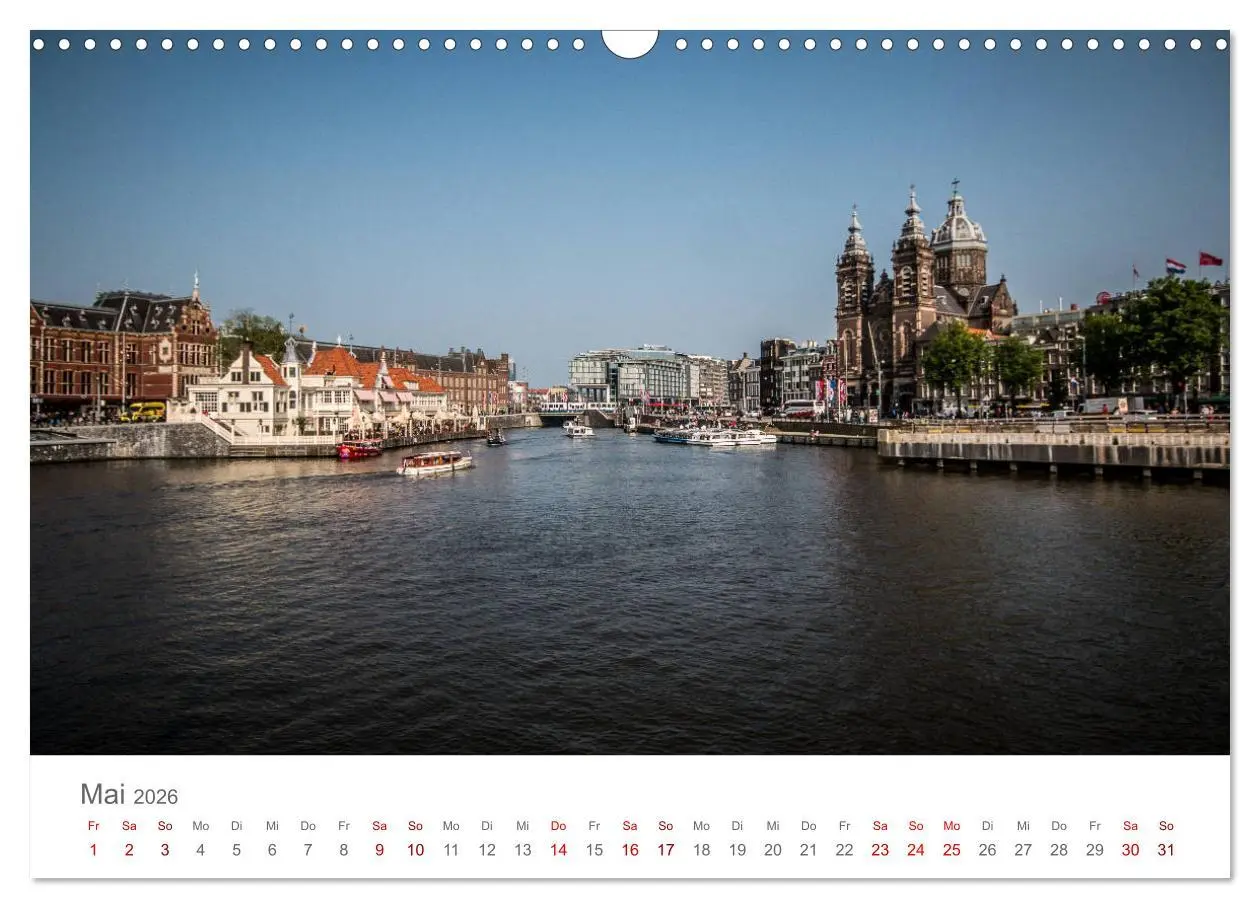 Bild: 9783457898642 | Amsterdam - Wasserstraßen und Grachten (Wandkalender 2026 DIN A3...