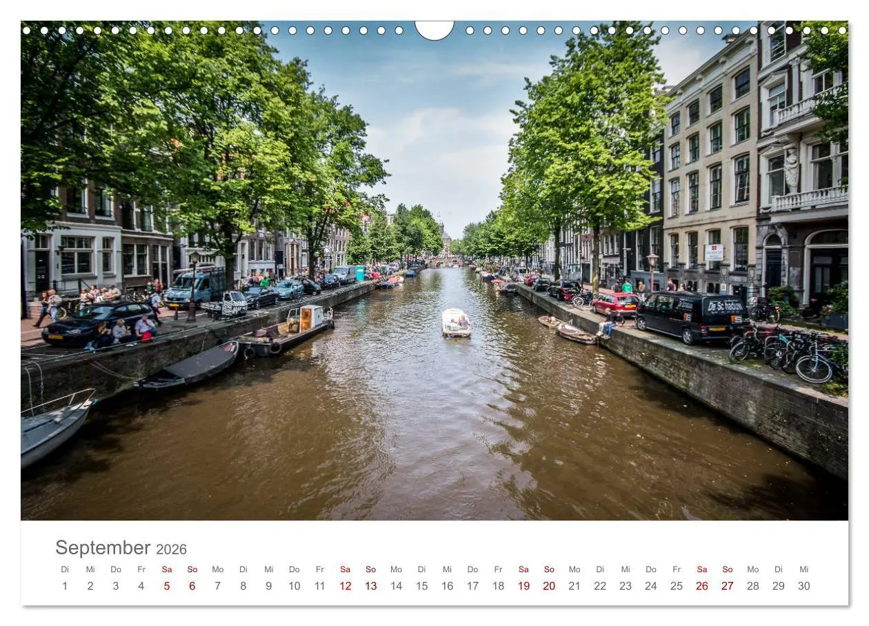 Bild: 9783457898642 | Amsterdam - Wasserstraßen und Grachten (Wandkalender 2026 DIN A3...