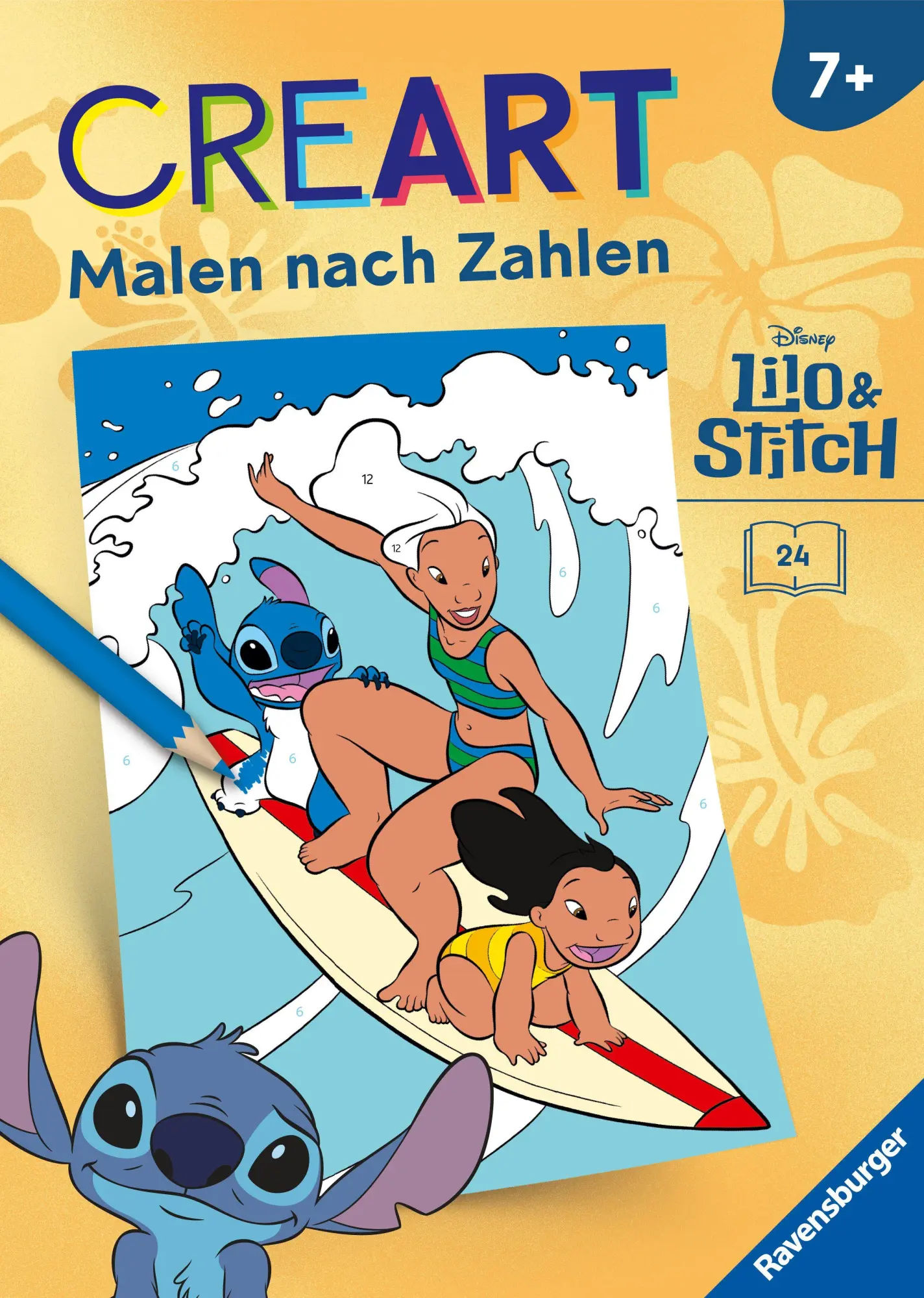 Cover: 9783473498642 | CreArt Malen nach Zahlen ab 7 Disney - Lilo &amp; Stitch | Taschenbuch