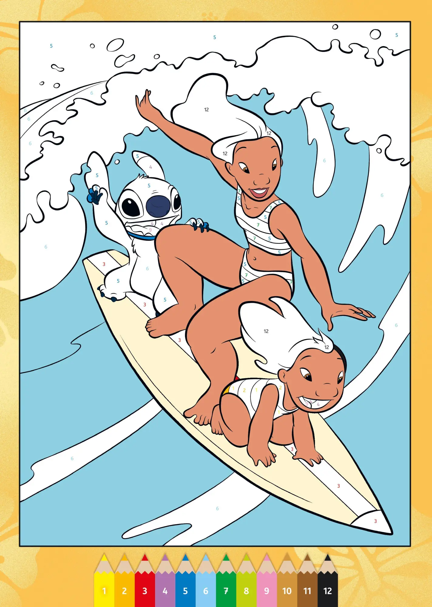 Bild: 9783473498642 | CreArt Malen nach Zahlen ab 7 Disney - Lilo &amp; Stitch | Taschenbuch