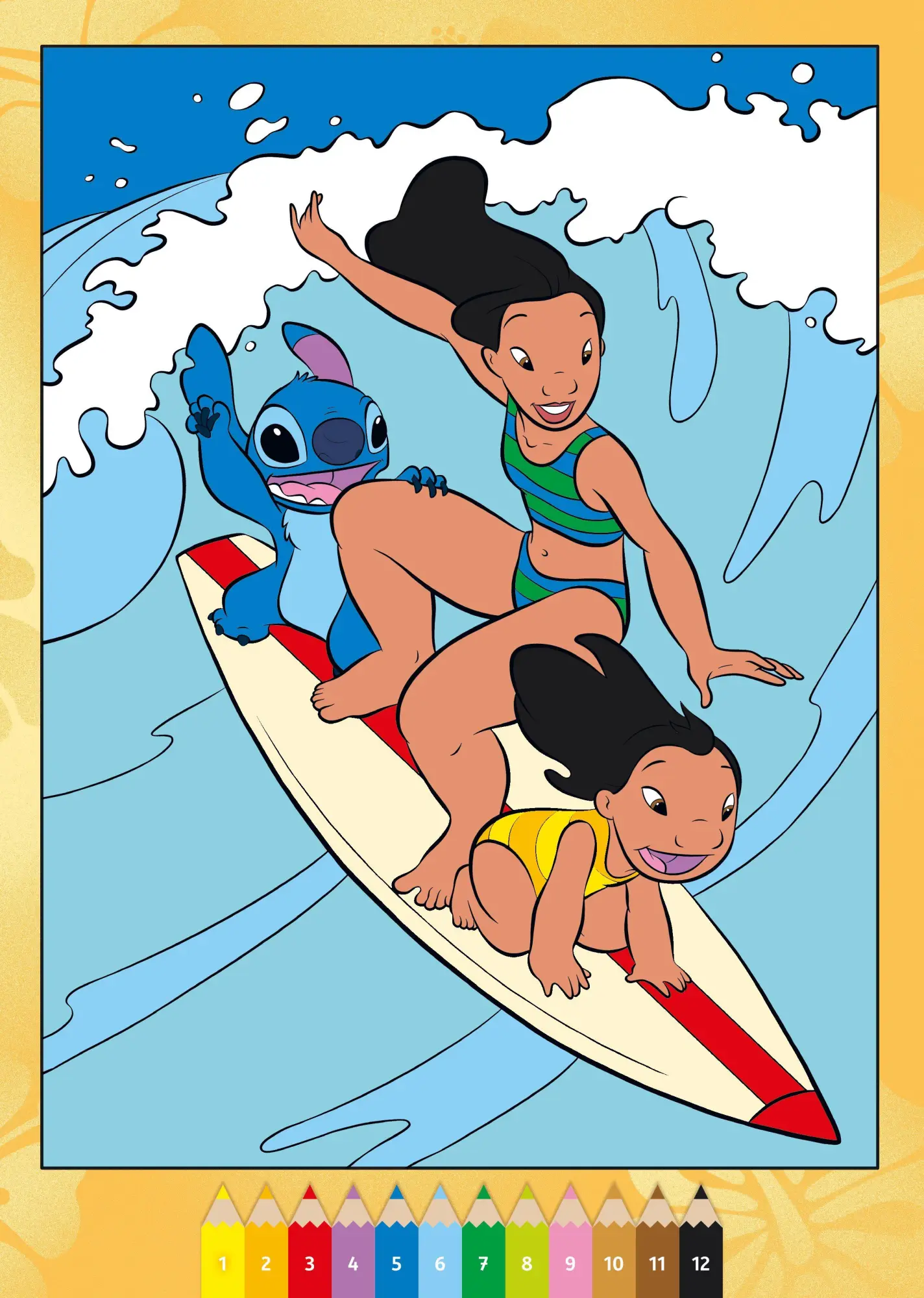 Bild: 9783473498642 | CreArt Malen nach Zahlen ab 7 Disney - Lilo &amp; Stitch | Taschenbuch