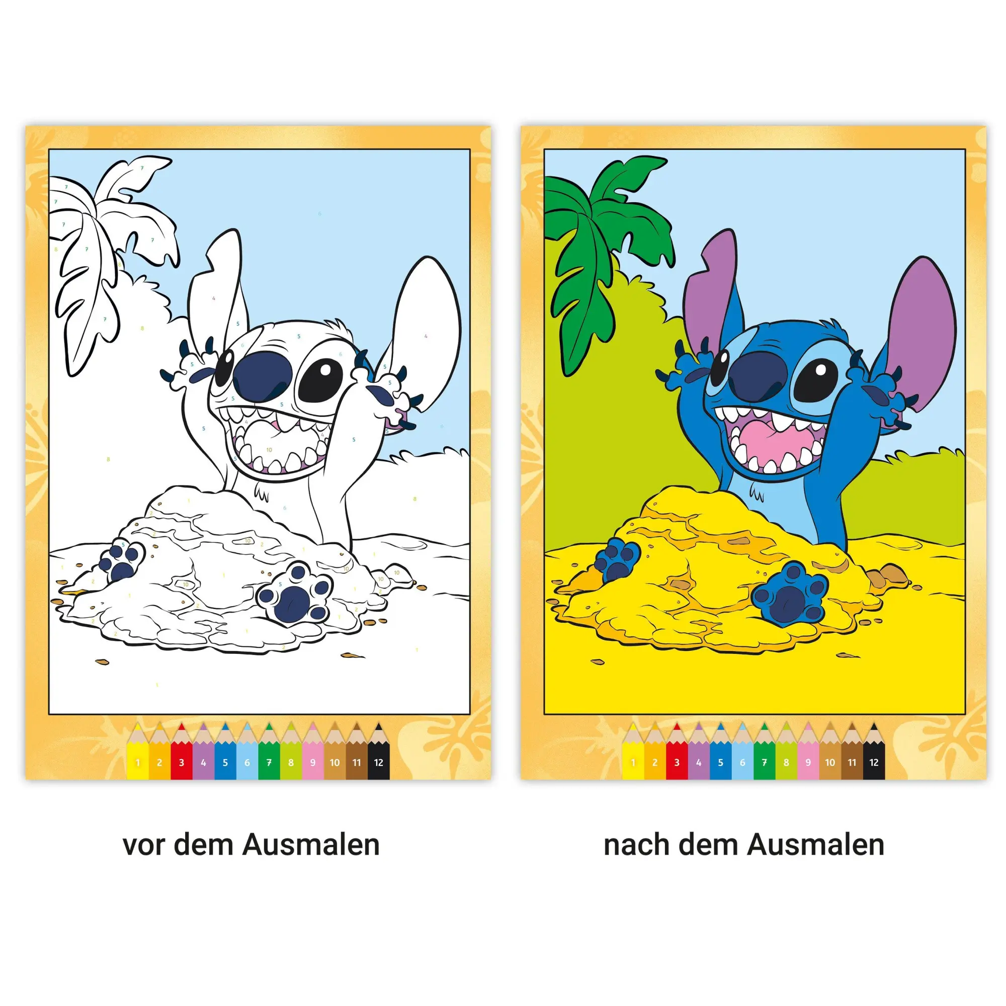 Bild: 9783473498642 | CreArt Malen nach Zahlen ab 7 Disney - Lilo &amp; Stitch | Taschenbuch