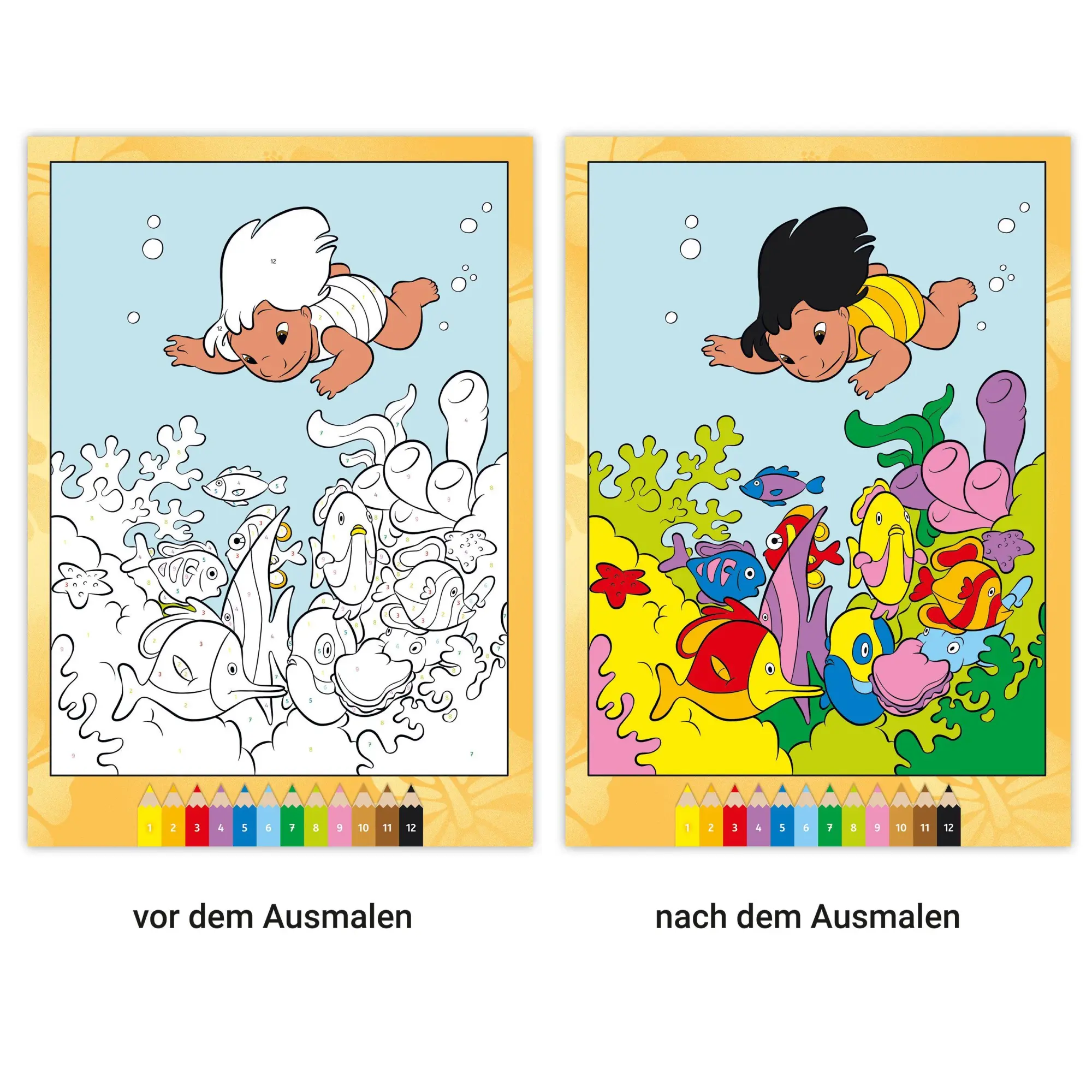Bild: 9783473498642 | CreArt Malen nach Zahlen ab 7 Disney - Lilo &amp; Stitch | Taschenbuch