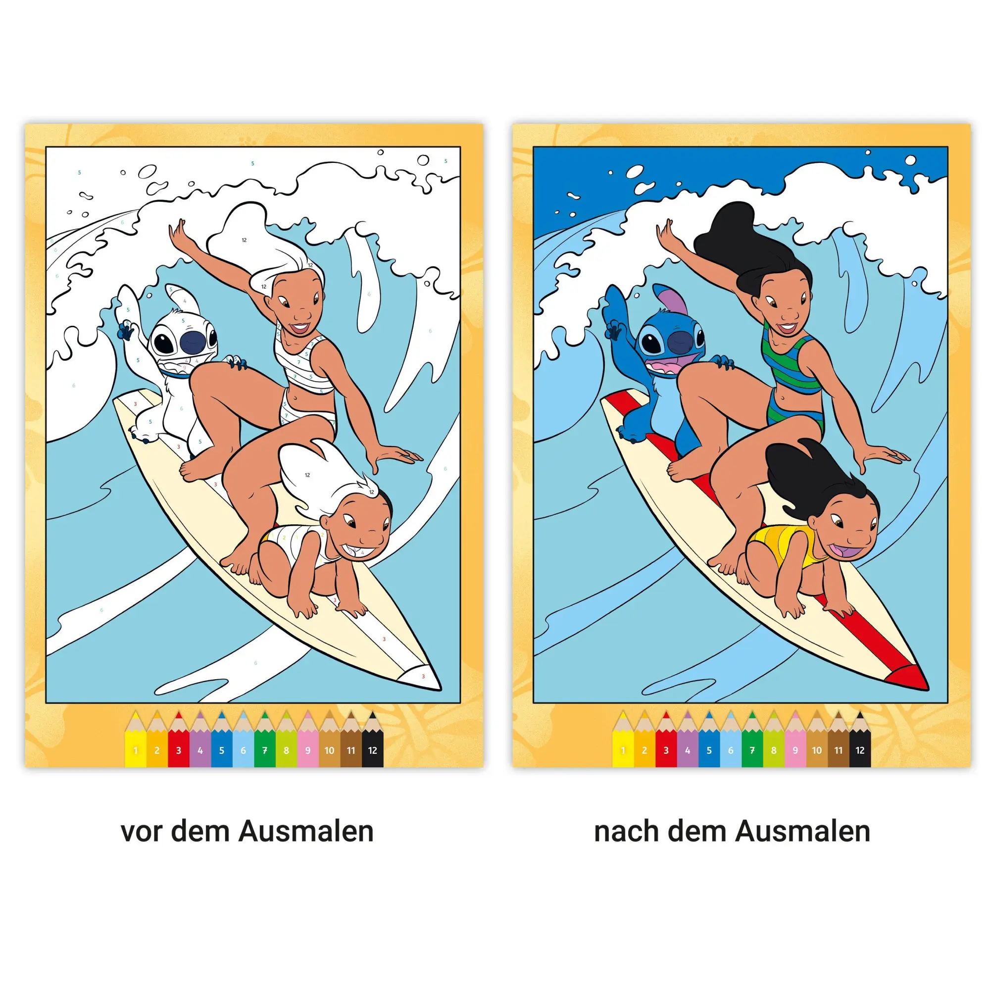 Bild: 9783473498642 | CreArt Malen nach Zahlen ab 7 Disney - Lilo &amp; Stitch | Taschenbuch
