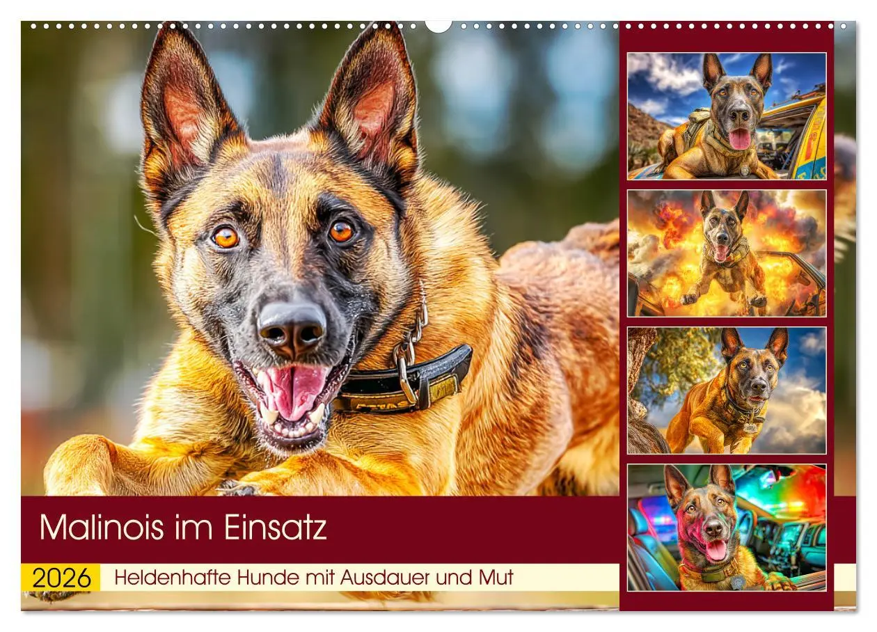 Cover: 9783516508642 | Malinois im Einsatz. Heldenhafte Hunde mit Ausdauer und Mut...
