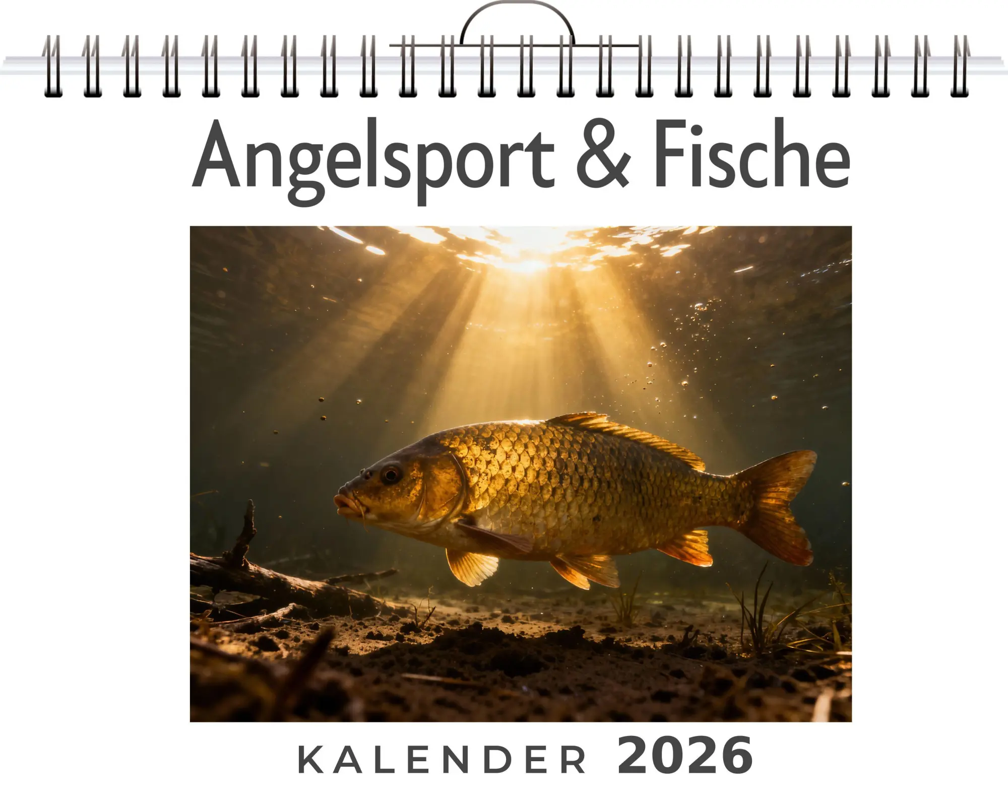 Cover: 9783695328642 | Angelsport &amp; Fische | Lena Schmitt | Kalender | Deutsch | 2026
