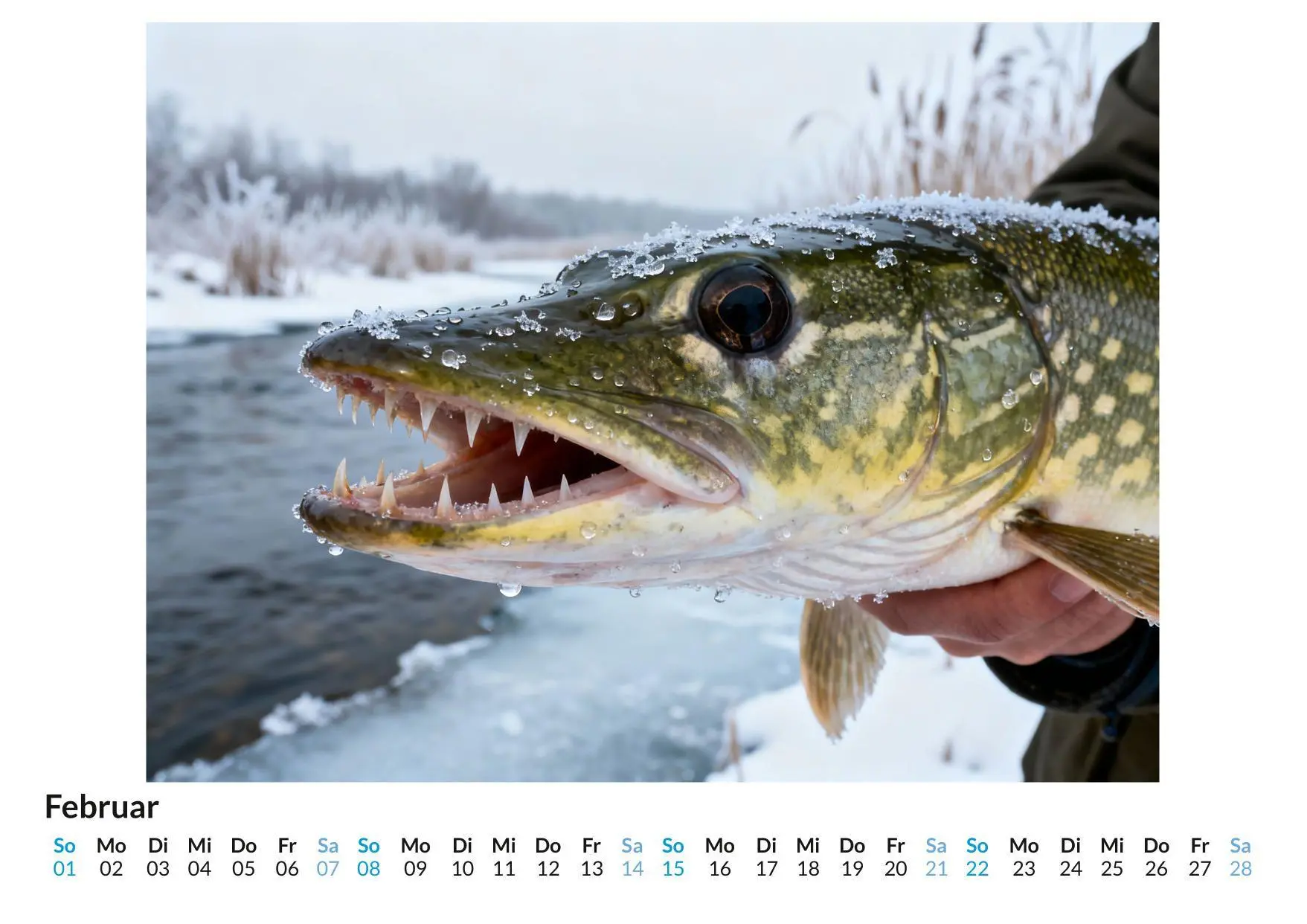 Bild: 9783695328642 | Angelsport &amp; Fische | Lena Schmitt | Kalender | Deutsch | 2026