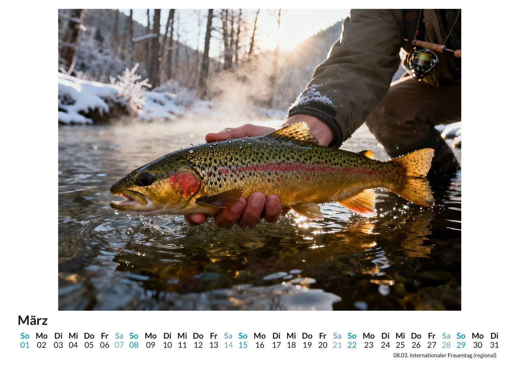 Bild: 9783695328642 | Angelsport &amp; Fische | Lena Schmitt | Kalender | Deutsch | 2026