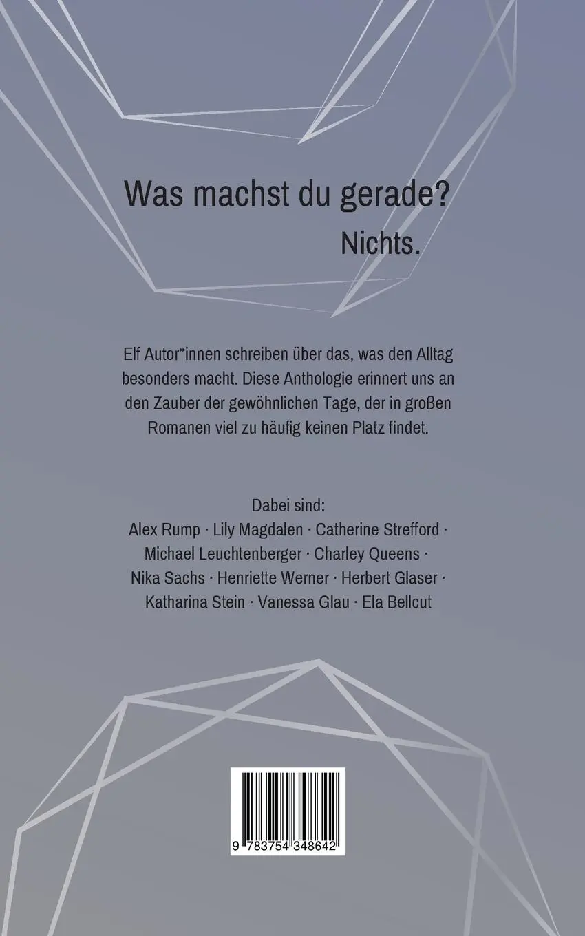 Rückseite: 9783754348642 | damit | Magret Kindermann | Taschenbuch | Anthologie-Trilogie | 112 S.