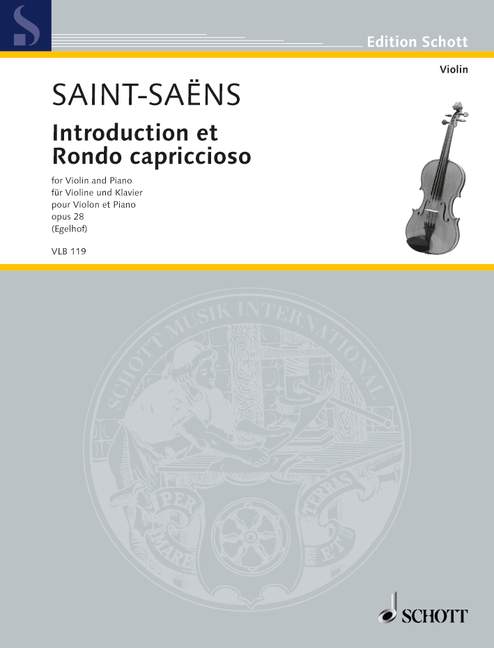 Cover: 9783795798642 | Introduction et Rondo capriccioso | Camille Saint-Saëns | Broschüre