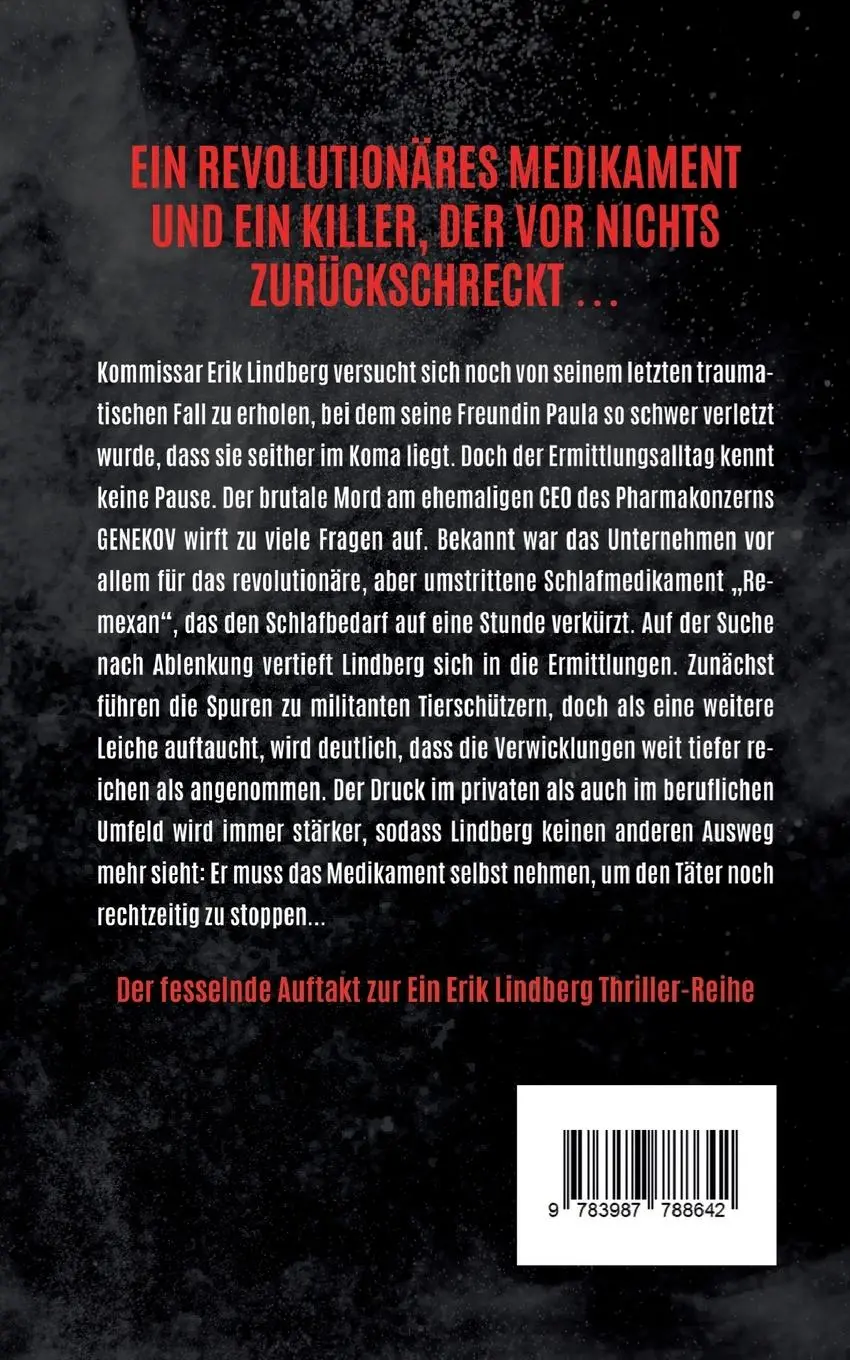 Rückseite: 9783987788642 | Tödlicher Schlaf | Thomas Kowa | Taschenbuch | 516 S. | Deutsch | 2024