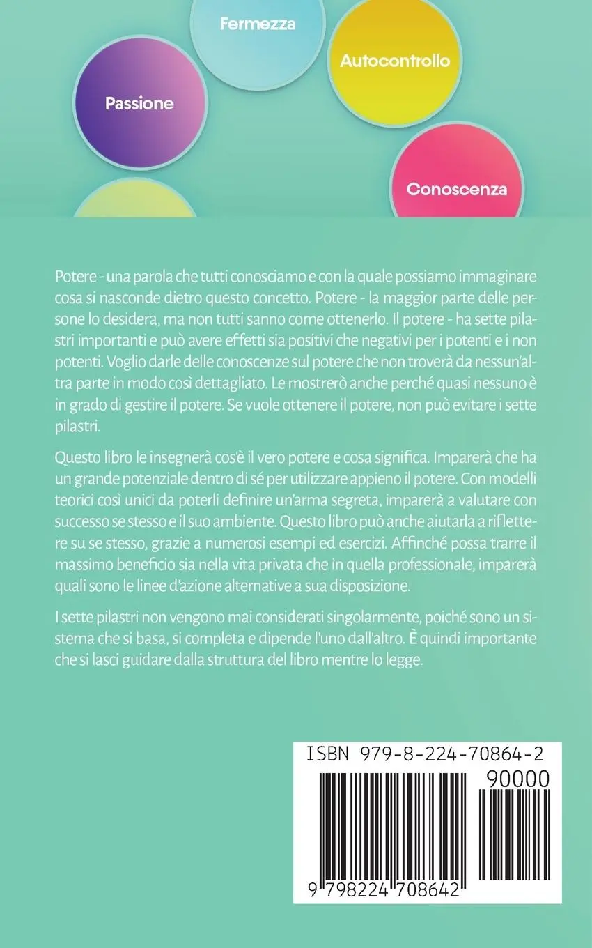 Rückseite: 9798224708642 | I 7 pilastri di Un successo Manager Come diventare un leader,...