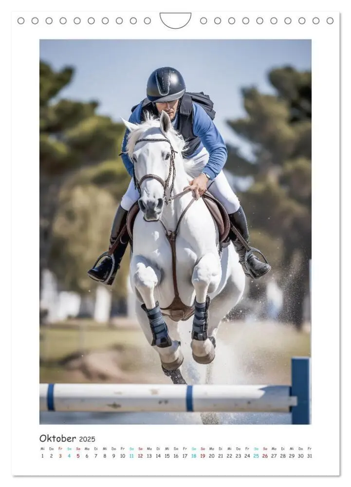 Bild: 9783383778742 | Die Champions im Sattel (Wandkalender 2025 DIN A4 hoch), CALVENDO...