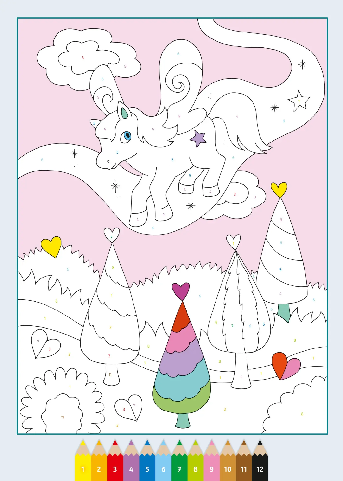 Bild: 9783473488742 | CreArt Malen nach Zahlen ab 5: Regenbogenland | Isabelle Metzen | Buch