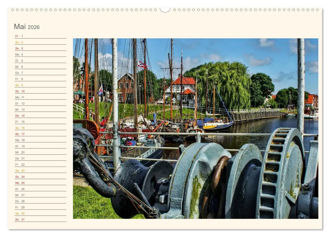 Bild: 9783516118742 | Ostfriesland - Museumshafen Carolinensiel (Wandkalender 2026 DIN A2...