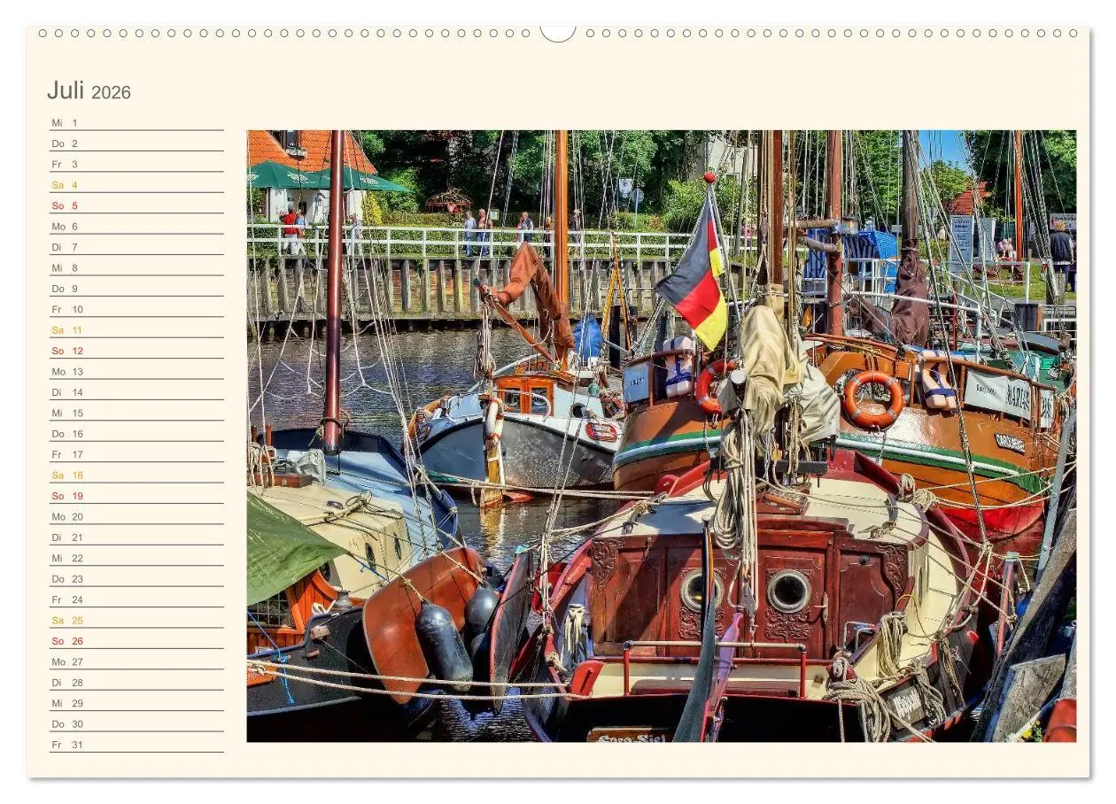 Bild: 9783516118742 | Ostfriesland - Museumshafen Carolinensiel (Wandkalender 2026 DIN A2...