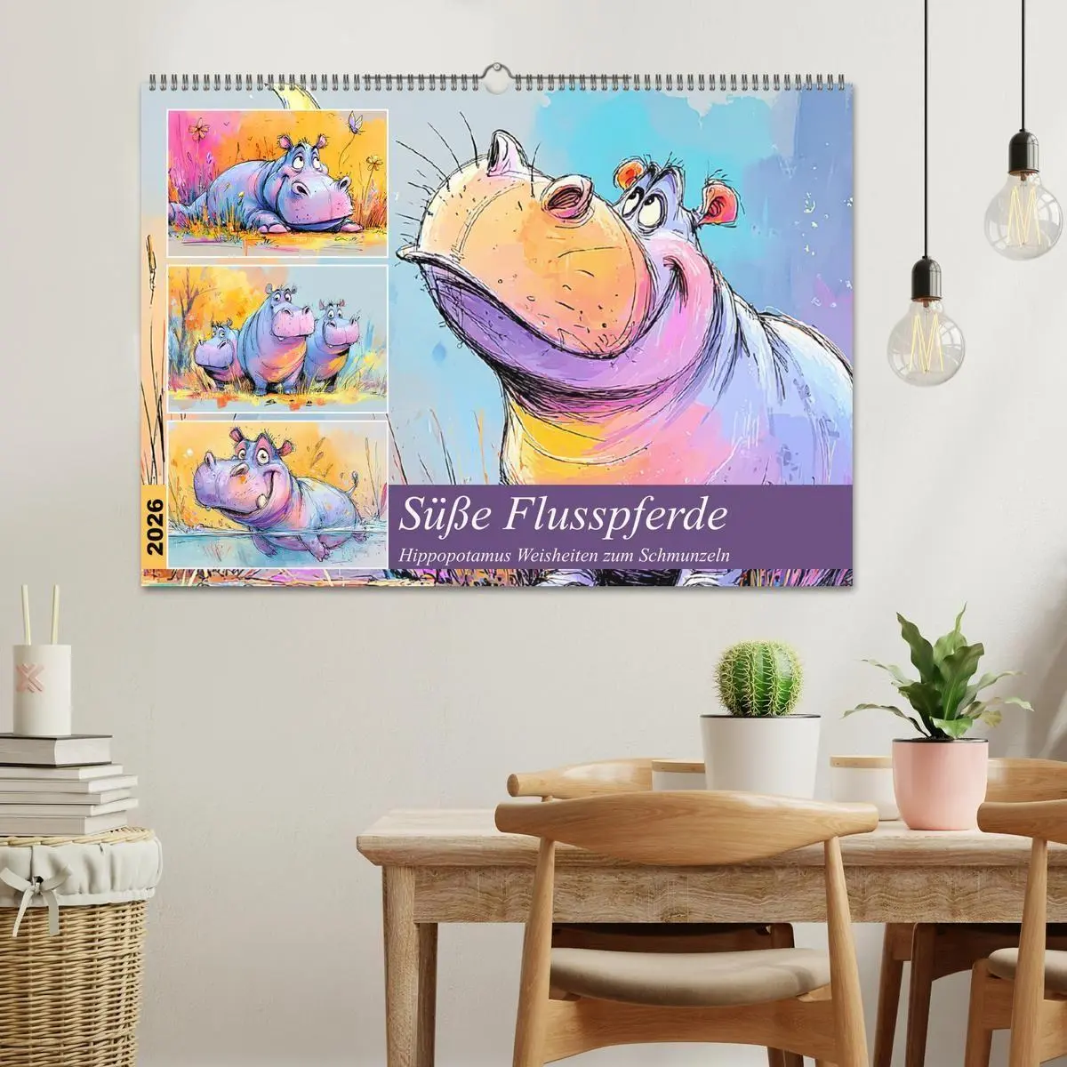 Bild: 9783516738742 | Süße Flusspferde. Hippopotamus Weisheiten zum Schmunzeln...