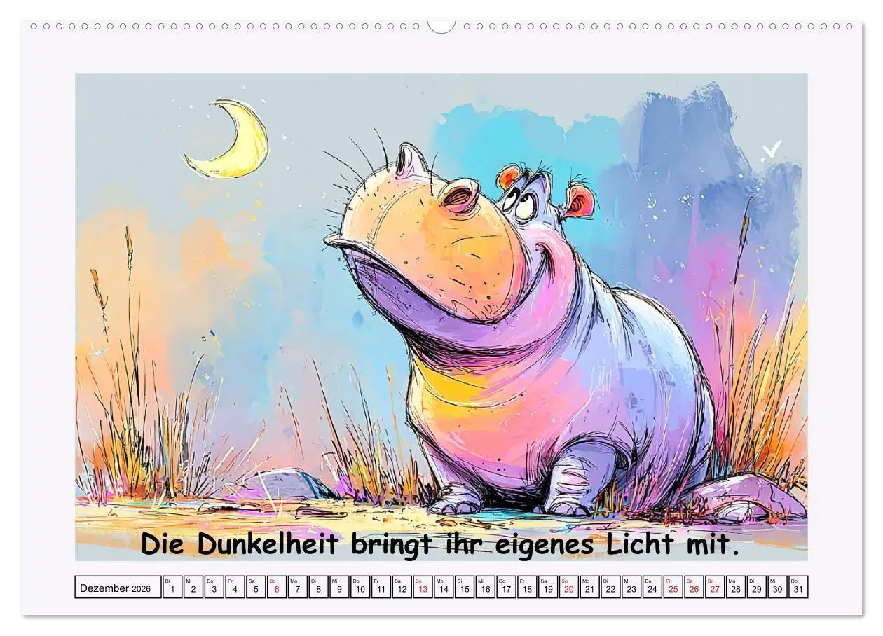 Bild: 9783516738742 | Süße Flusspferde. Hippopotamus Weisheiten zum Schmunzeln...