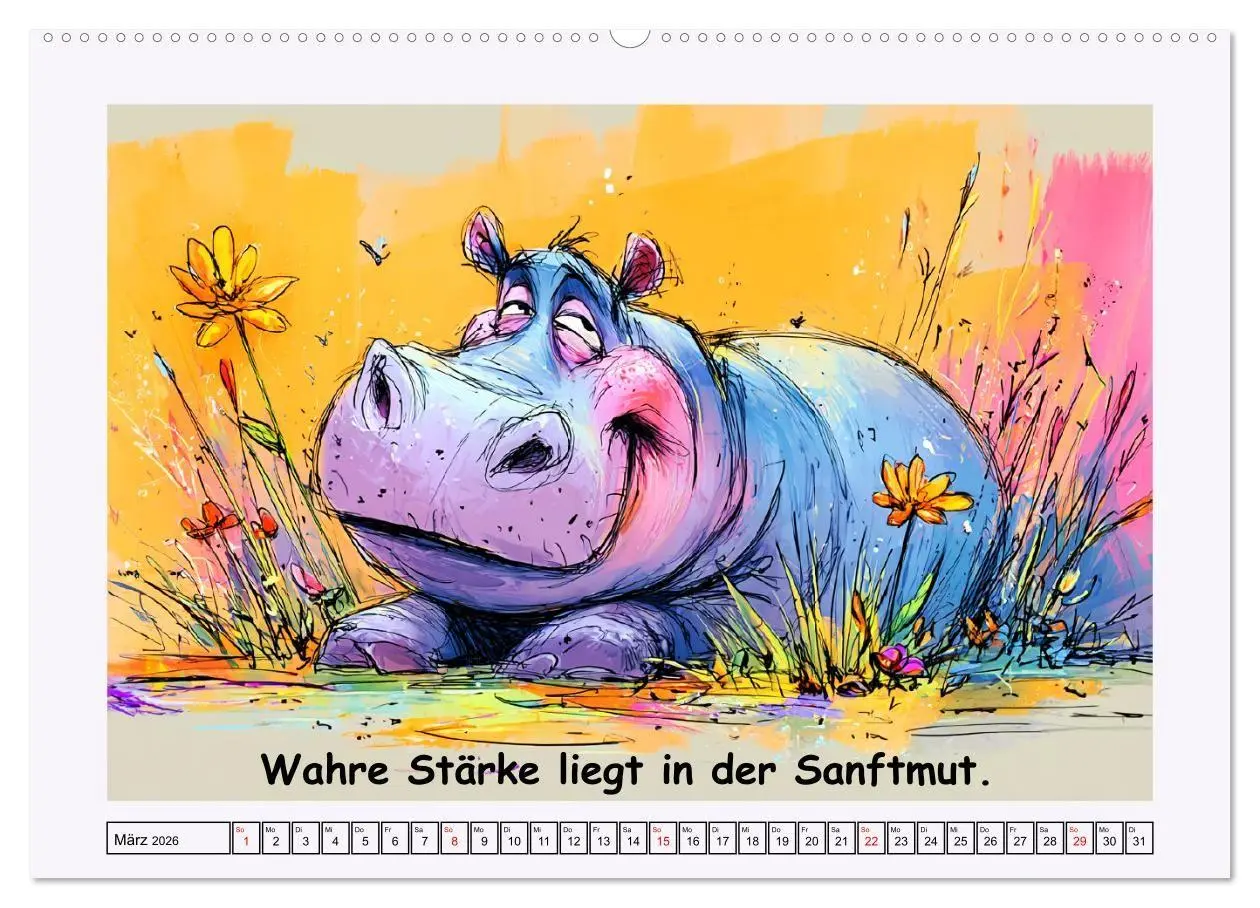 Bild: 9783516738742 | Süße Flusspferde. Hippopotamus Weisheiten zum Schmunzeln...