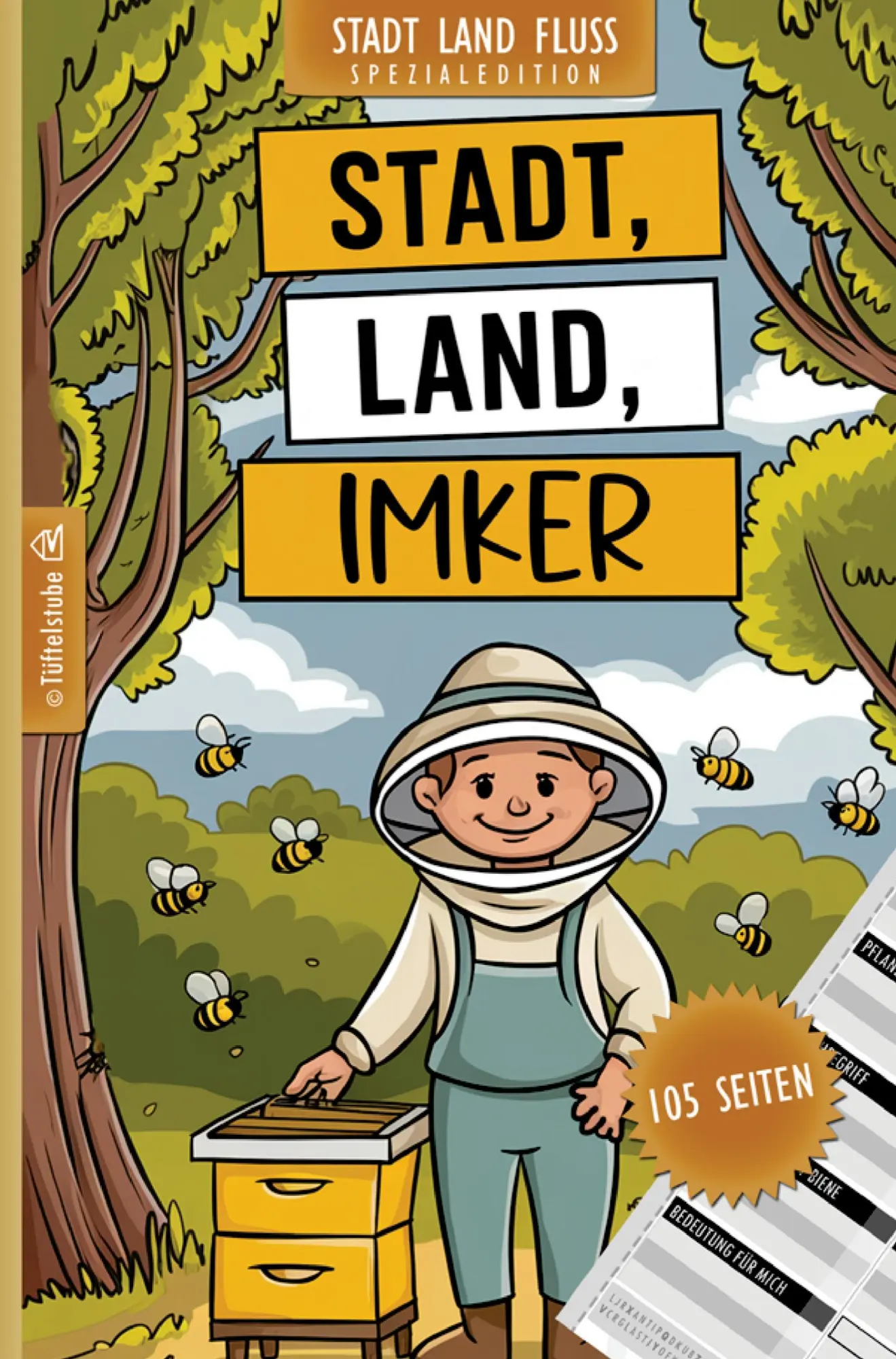 Cover: 9783693198742 | Stadt, Land, Imker - 105 Seiten - Stadt-Land-Fluss-Spezialedition...