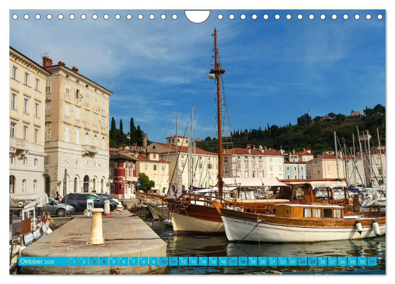 Bild: 9783457328842 | Piran - Slowenische Perle an der Adriaküste (Wandkalender 2026 DIN...