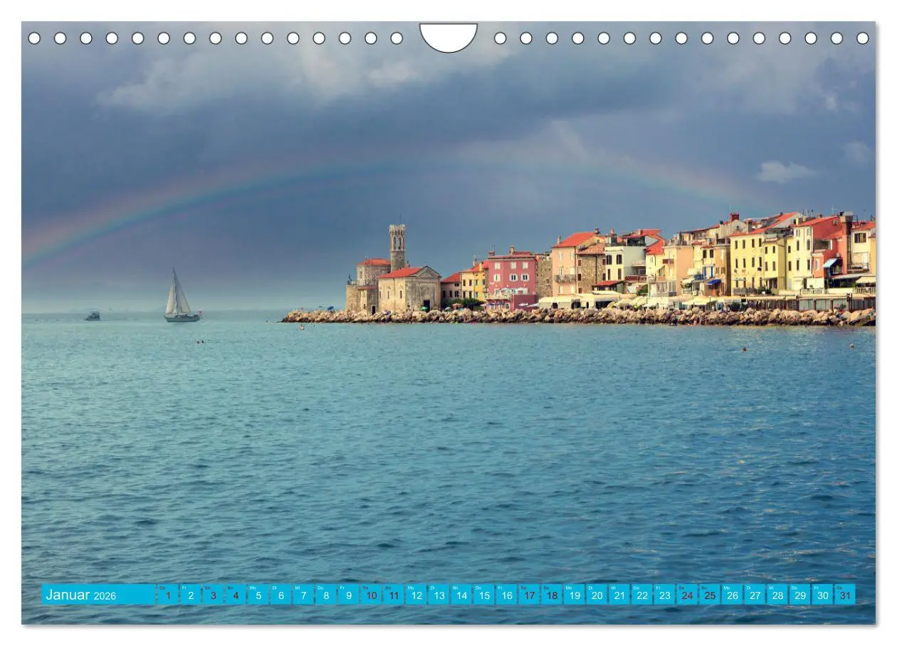 Bild: 9783457328842 | Piran - Slowenische Perle an der Adriaküste (Wandkalender 2026 DIN...