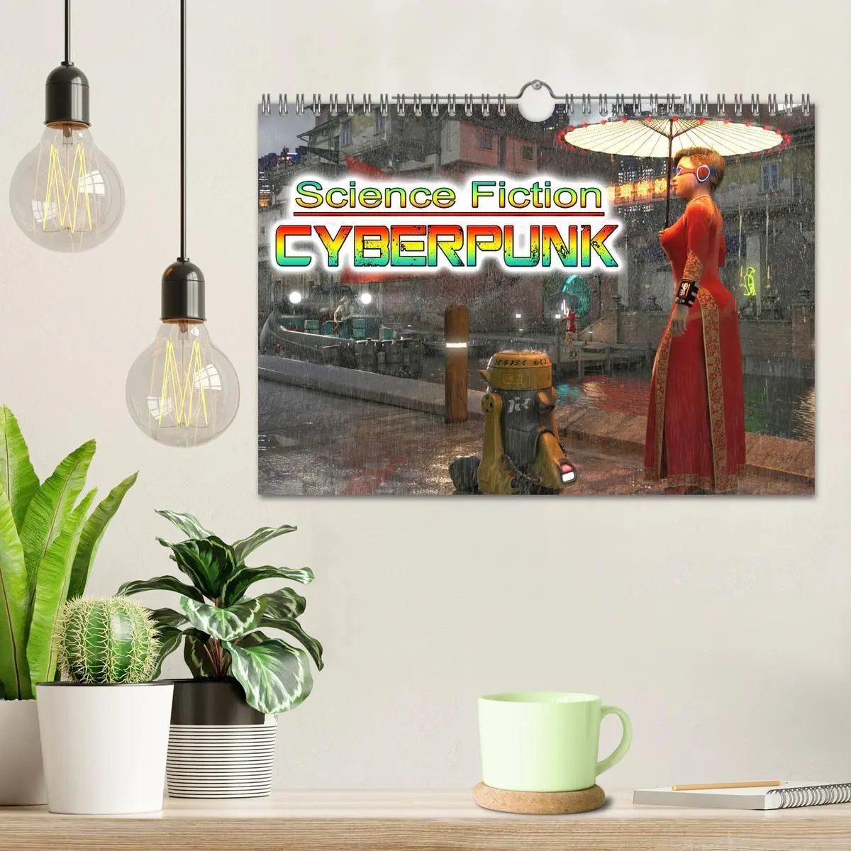 Bild: 9783457638842 | Science Fiction Cyberpunk (Wandkalender 2026 DIN A4 quer), CALVENDO...
