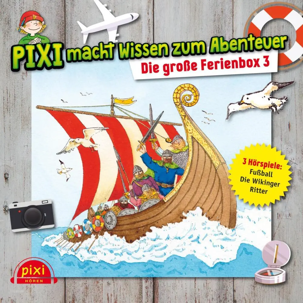 Cover: 9783867428842 | Pixi Wissen. Tl.3, Audio-CD | Wikinger, Ritter, Fußball : 3 CDs | 2016
