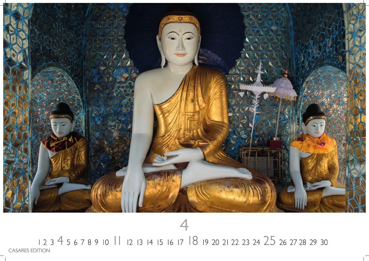Bild: 9781835248942 | Buddhas Kalender 2027 - Wandkalender Fotokalender Asien 24x35cm...