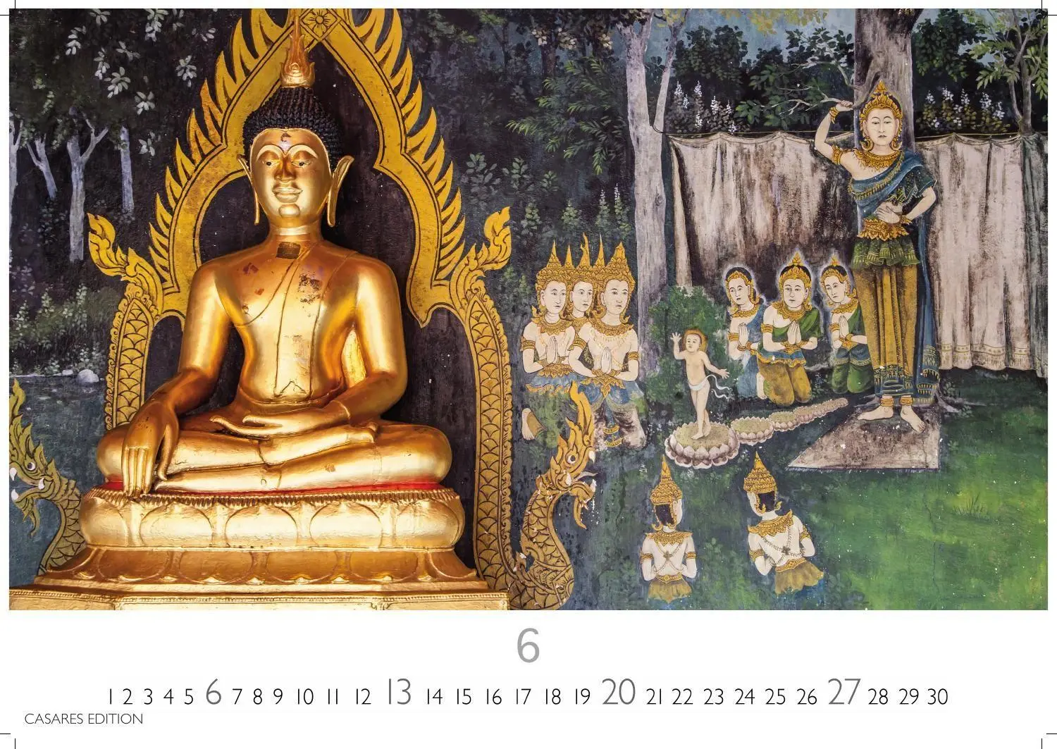 Bild: 9781835248942 | Buddhas Kalender 2027 - Wandkalender Fotokalender Asien 24x35cm...