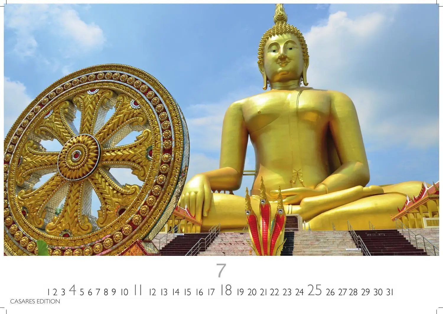 Bild: 9781835248942 | Buddhas Kalender 2027 - Wandkalender Fotokalender Asien 24x35cm...