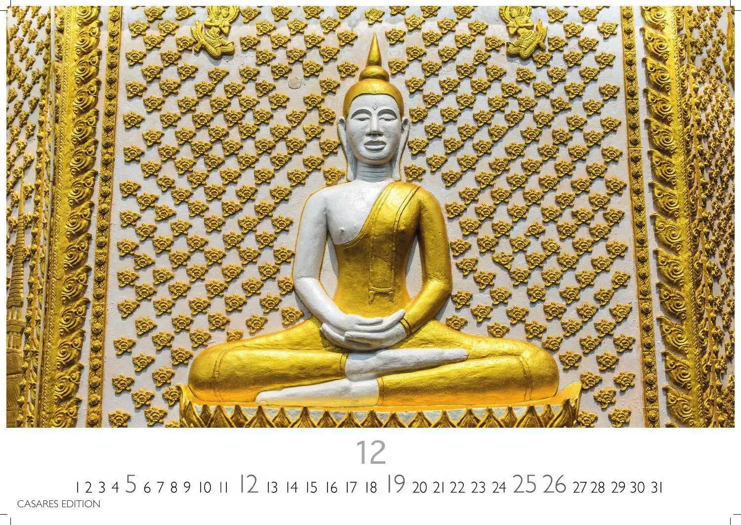 Bild: 9781835248942 | Buddhas Kalender 2027 - Wandkalender Fotokalender Asien 24x35cm...