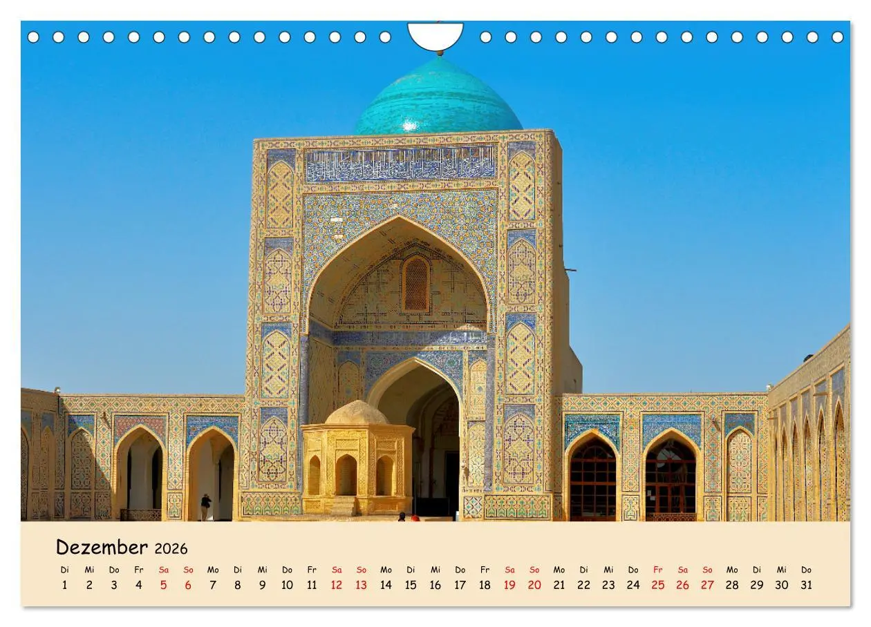 Bild: 9783457248942 | Usbekistan, Perlen der Seidenstraße (Wandkalender 2026 DIN A4...