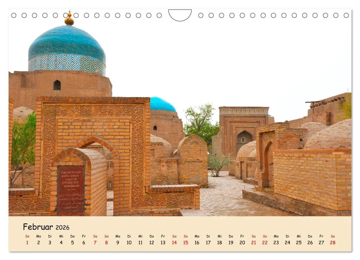 Bild: 9783457248942 | Usbekistan, Perlen der Seidenstraße (Wandkalender 2026 DIN A4...