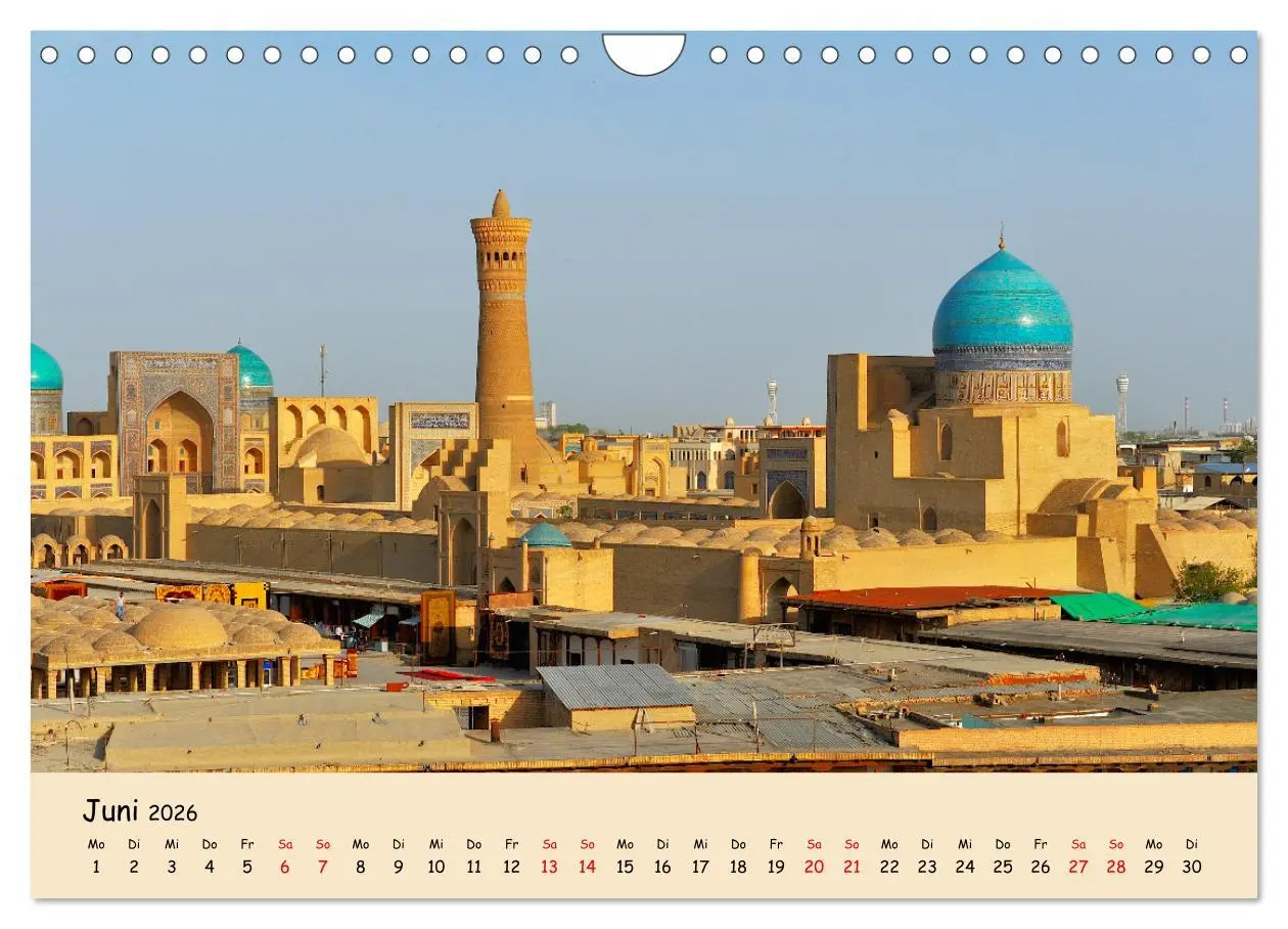 Bild: 9783457248942 | Usbekistan, Perlen der Seidenstraße (Wandkalender 2026 DIN A4...