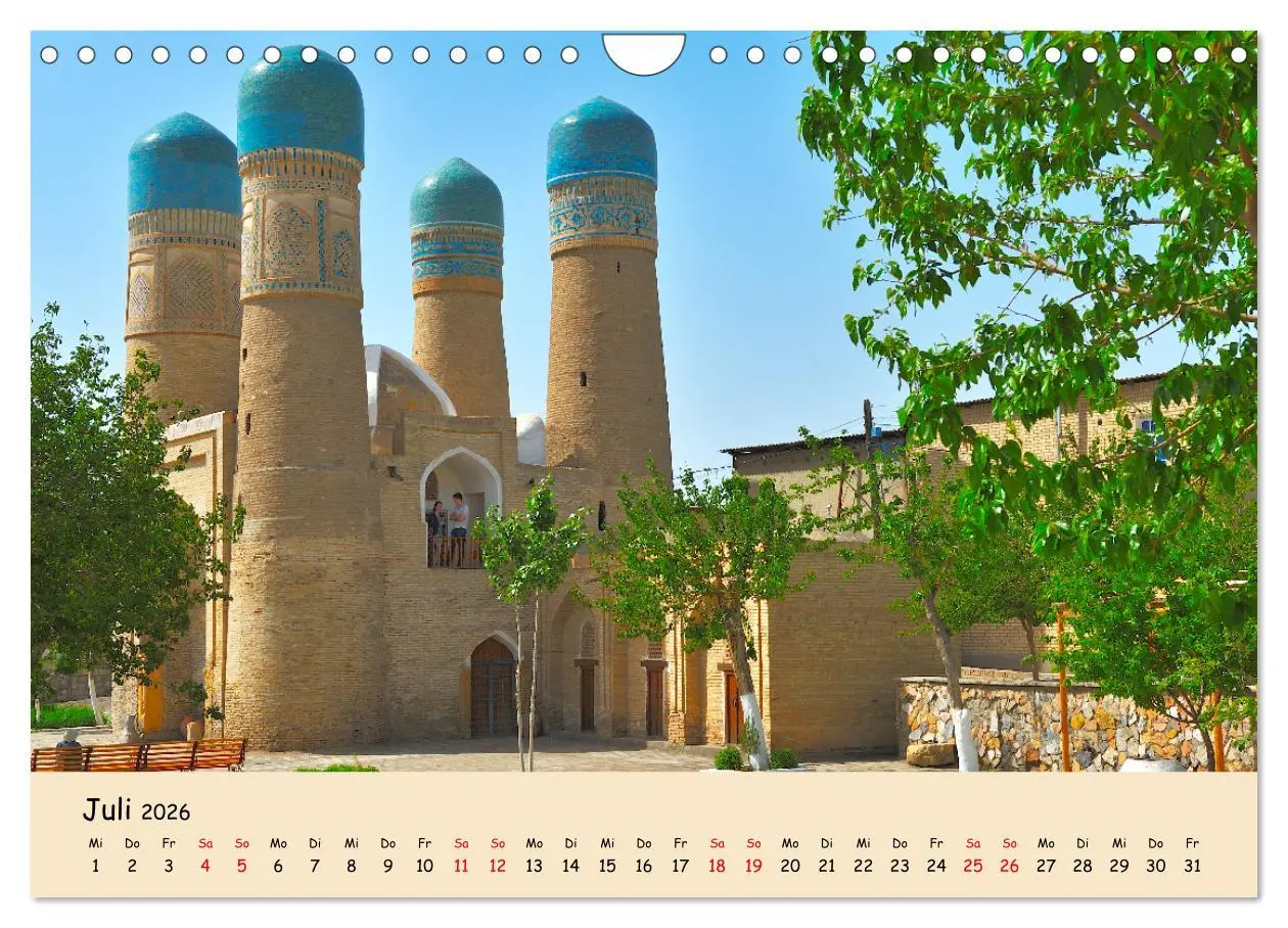 Bild: 9783457248942 | Usbekistan, Perlen der Seidenstraße (Wandkalender 2026 DIN A4...