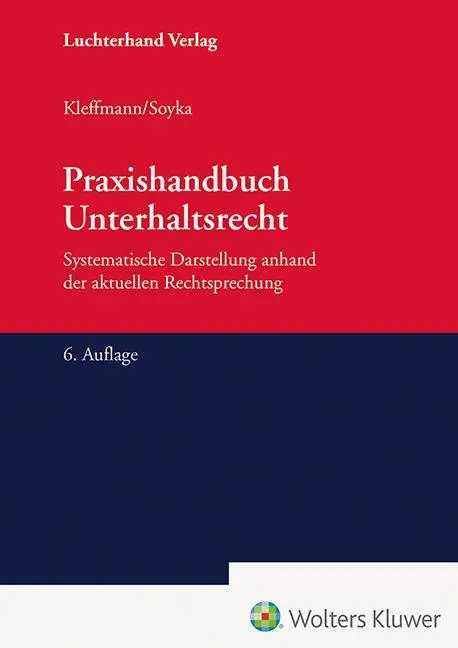 Cover: 9783472098942 | Praxishandbuch Unterhaltsrecht | Norbert Kleffmann (u. a.) | Buch