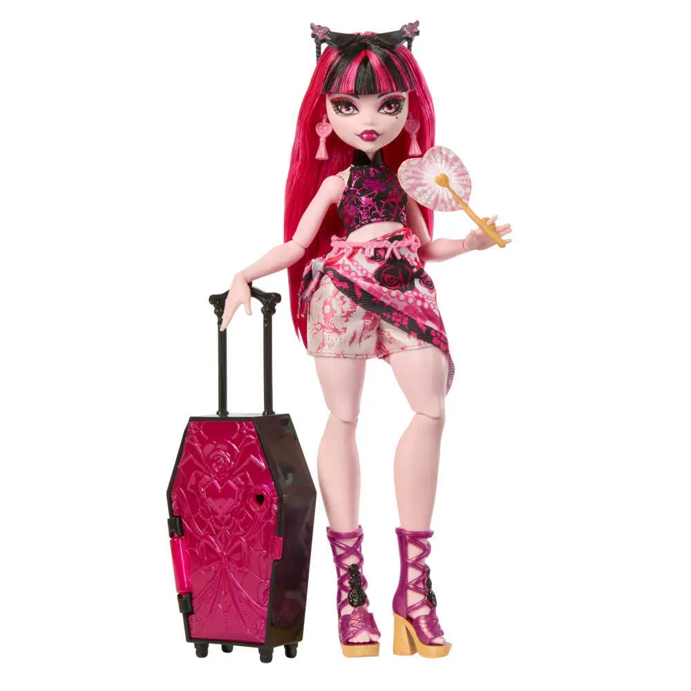 Bild: 194735289042 | Monster High Verborgene Schätze Oase Draculaura | Offene Verpackung