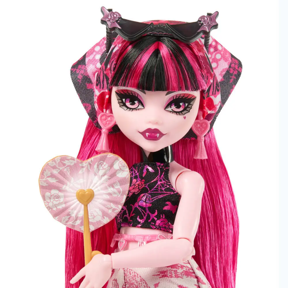 Bild: 194735289042 | Monster High Verborgene Schätze Oase Draculaura | Offene Verpackung