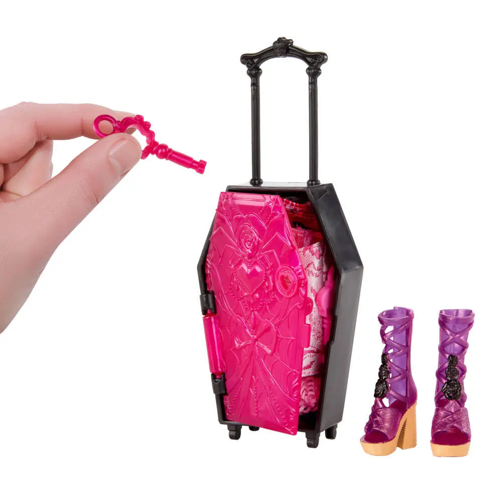 Bild: 194735289042 | Monster High Verborgene Schätze Oase Draculaura | Offene Verpackung