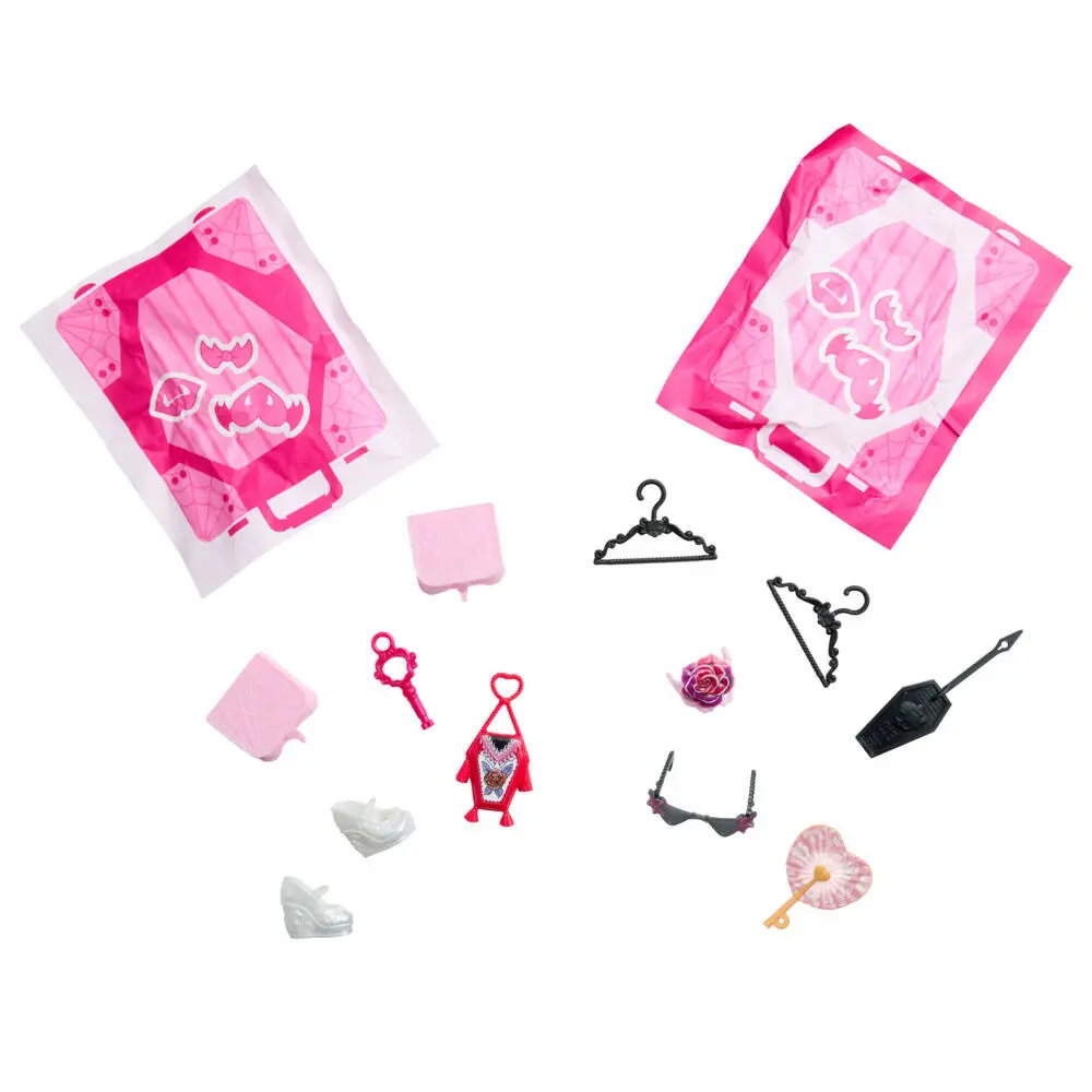 Bild: 194735289042 | Monster High Verborgene Schätze Oase Draculaura | Offene Verpackung