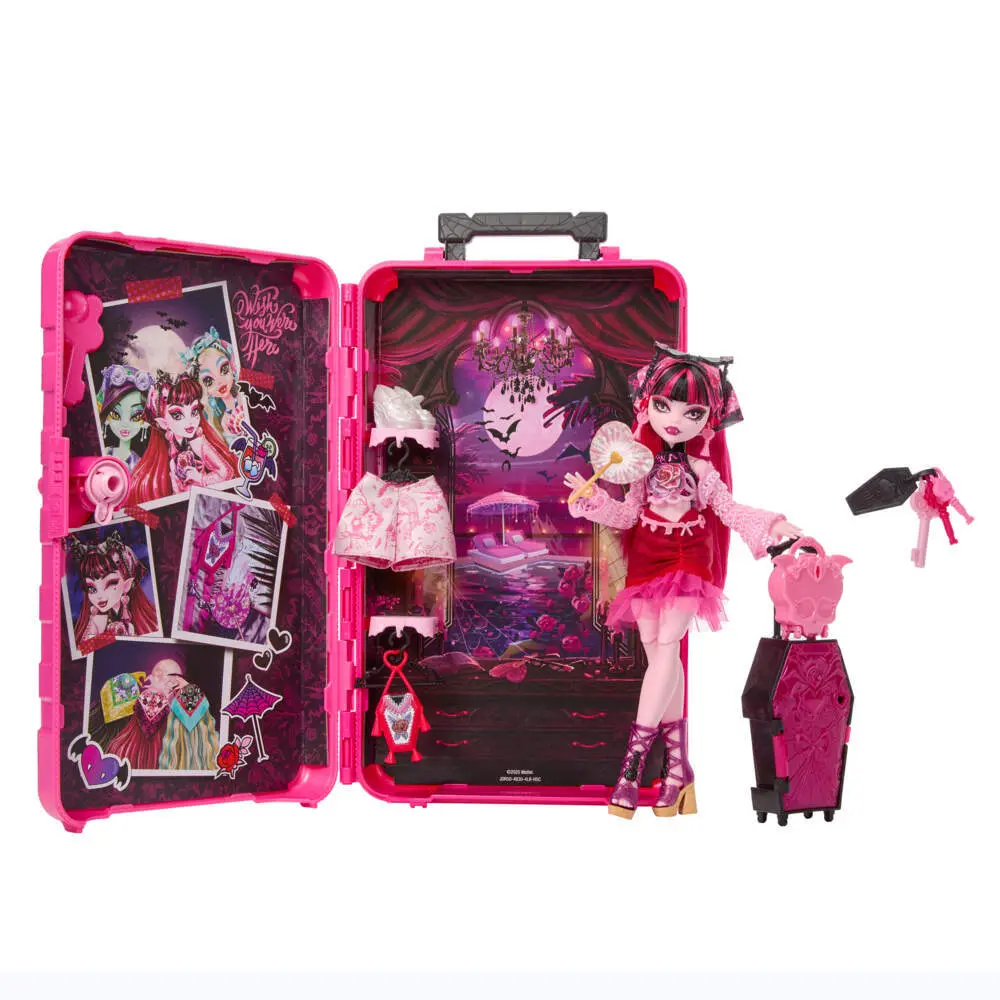 Bild: 194735289042 | Monster High Verborgene Schätze Oase Draculaura | Offene Verpackung
