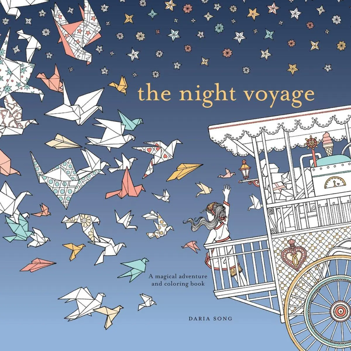 Cover: 9780399579042 | The Night Voyage | A Magical Adventure and Coloring Book | Daria Song