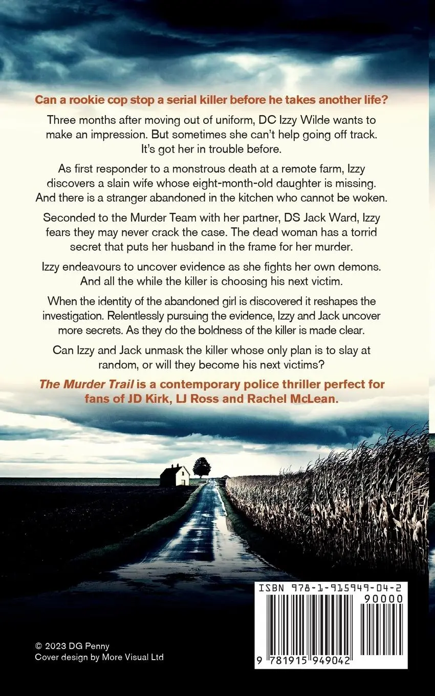 Rückseite: 9781915949042 | The Murder Trail | Dg Penny | Taschenbuch | Englisch | 2023