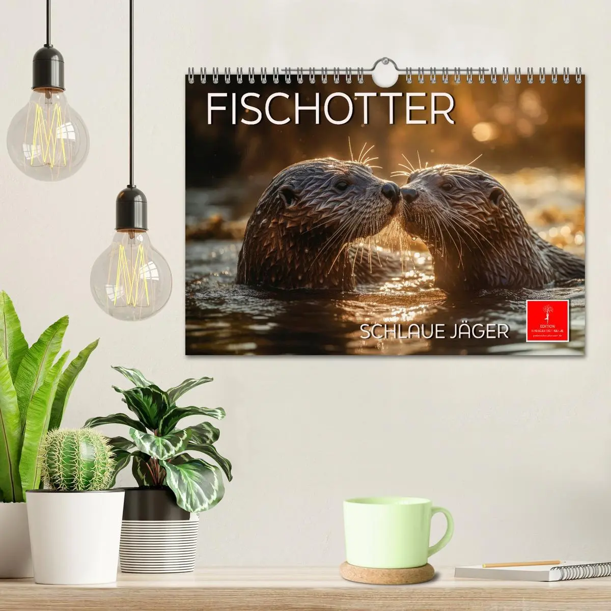 Bild: 9783457379042 | Fischotter - schlaue Jäger (Wandkalender 2026 DIN A4 quer),...